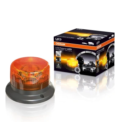 Immagine di OSRAM Luce a tutto tondo Light Signal LED Beacon RBL102 12 V, 24 V via rete bordo Montaggio vite Arancione