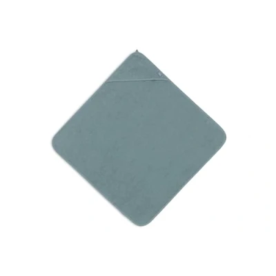 Immagine di Jollein asciugamano con cappuccio per bambini, in spugna, verde mare, 100% cotone, 75 x cm, certificato Oeko Tex, bambini ragazze e ragazzi