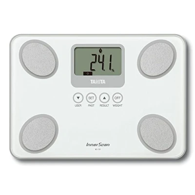 Immagine di TANITA BC 731 Monitor della Composizione Corporea Innerscan Compatto in Vetro, Display LCD, di Facile Lettura, 10 Misurazioni, Bianco