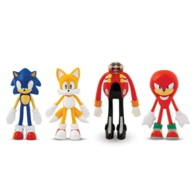 Immagine di TCG Toys Bend Ems Sonic The Hedgehog 4 Pack