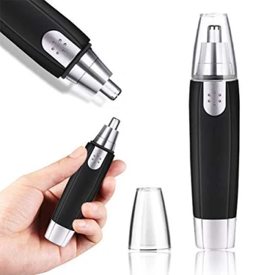 Immagine di FOCCTS Taglia Peli Naso E Orecchie, Tagliacapelli Da Naso, Con Lame Di Rotazione In Acciaio Inox, Batteria AA Non Inclusa, Tagliapeli Rasoio Nose Trimmer, Donna