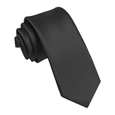 Immagine di JEMYGINS Cravatta Uomo Nero 2 in Seta Multicolore Sottile 6CM
