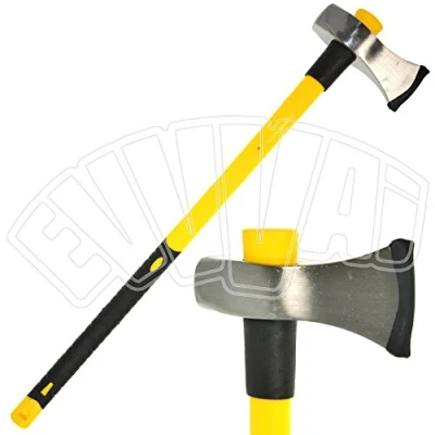 Immagine di MAZZA SCURE 2.5 KG MERLIN MANICO IN FIBRA ACCETTA ASCIA SPACCALEGNA MAZZASCURE