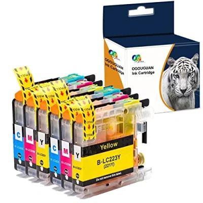 Immagine di OGOUGUAN Cartucce d&#039;inchiostro compatibili Brother LC223 LC223XL, per MFC J4620DW DCP J562DW J480DW J4625DW J5720DW J680DW J4120DW J4420DW (2ciano, 2Magenta, 2giallo)