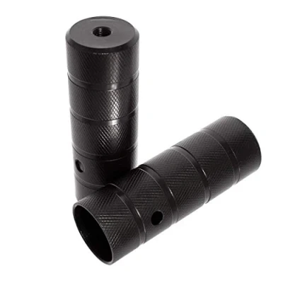 Immagine di KHE BMX Axle Pegs Poggiapiedi per filettatura assale da 10 mm, 3/8&quot;, colore: Nero