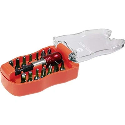 Immagine di TOOLCRAFT TO 6623460 Kit inserti 15 parti Croce Phillips, Pozidriv, Brugola interna, Esalobo Interno (TX)