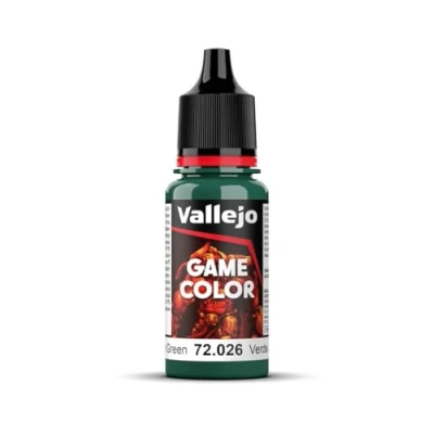 Immagine di Vallejo 72026 Colore Acrilico In Formula Opaca E Coprente A Base D&#039;acqua, Verde (Jade Green), 17 ml, 1 Pezzo