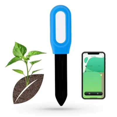 Immagine di Tolesum Misuratore di Umidità e Temperatura del Suolo,Intelligente Zigbee Igrometro per Piante,Sensore Terreno,Richiede TUYA HUB,Misuratore delle Piante con Rilevamento in Tempo reale
