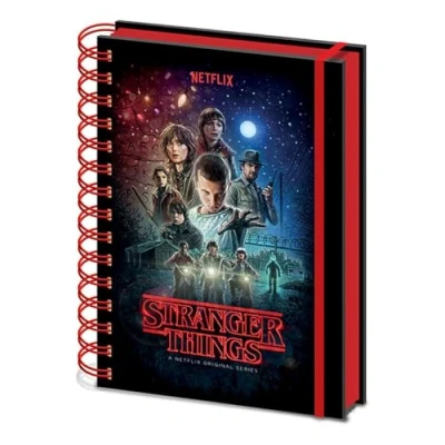 Immagine di Stranger Things notebook a spirale A5, Multicolore