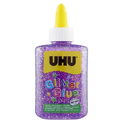 Immagine di UHU Glitter Glue Bottle 88,5ml viola
