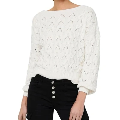 Immagine di ONLY Onlbrynn LIFE Structure Maglione, Donna, Taglia: Medium, Cloud dancer