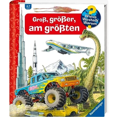 Immagine di Wieso? Weshalb? Warum? Groß, größer, am größten (Riesenbuch)