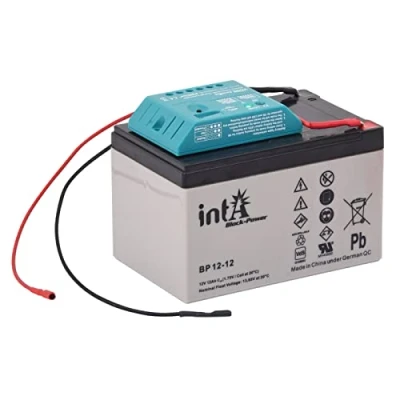 Immagine di Batteria da12 V/12 Ah VOSS.farming, al piombo feltro, con regolatore di carica