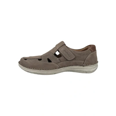 Immagine di Josef Seibel Uomo Scarpe Basse in Chiusura a Strappo Anvers 81, Uomini Basse,Larghezza K (Molto_Larga),Soletta Removibile,Grigio (Grau),50 EU / 15 UK