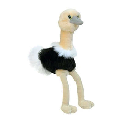 Immagine di Aurora World Aurora, 31191, Mini Flopsies, Ozzi Struzzo, 20.5cm, Peluche, Nero e Bianco, Colore