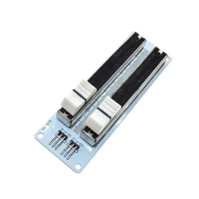 Immagine di DollaTek Modulo lineare di potenziometro Scorrevole a Doppia Fila Blocchi elettronici 10K per Miscelatore Arduino