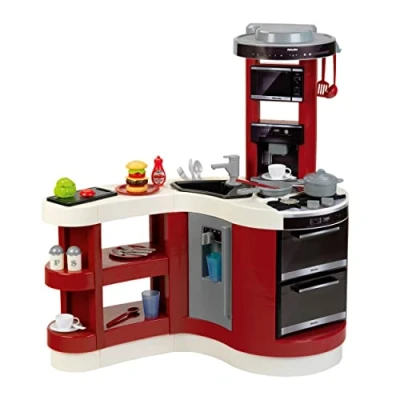 Immagine di Theo Klein 7101 Cucina Miele Wave Spicy I graziosamente attrezzata con moderne apparecchiature Giocattolo Incluso un set per hamburger bambini dai 3 anni in su