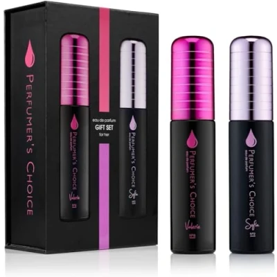 Immagine di Perfumer’s Choice No 8 by Valerie and 2 Sofia Fragranza da donna 2x50 ml Eau de Parfum, Set regalo, Milton Lloyd