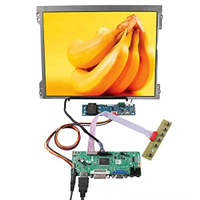 Immagine di VSDISPLAY 12.1 pollice 1024x768 HD 4:3 1000nit IPS LCD Schermo e HDMI VGA DVI Audio LVDs Controller Board 20Pin