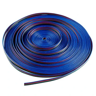 Immagine di LitaElek 10m 22AWG Cavo Prolunga per Strisce LED RGB 4 poli Estensione Nastro Cavi Connessione pin Strip Extension Cable Collegamento Connettore Banda SMD 5050 3528 2835