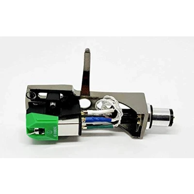 Immagine di Titanio placcato Headshell, supporto, cartuccia e stilo, ago per Technics SL 1000, 1100, 1200, 1210, 1300, 1301, 1310, 1350, 1400, 1401, 1410