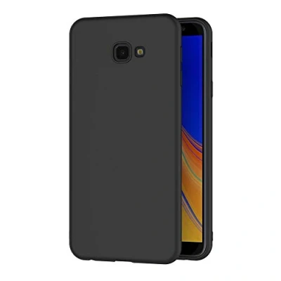 Immagine di AICEK Cover per Samsung Galaxy J4 Plus, J4+ Nero Silicone Case Molle di TPU Sottile Custodia (6.0 Pollici)