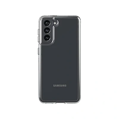 Immagine di tech21 EvoClear Custodia per Samsung S21 5G, con protezione contro le cadute da 3,7 m