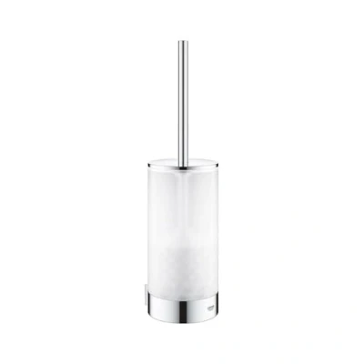 Immagine di Grohe 41076000 Selection Porta Scopino Completo, Vetro e Metallo, Cromo, Large