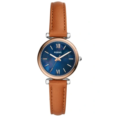 Immagine di Fossil Carlie MINI Orologio, Donna, Taglia: One Size, Brown