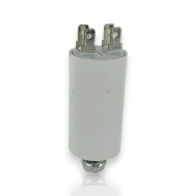 Immagine di DL pro Condensatore 6,3µF 450 V universale con bandiere e vite di fissaggio CBB60