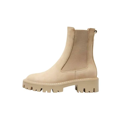 Immagine di ONLY ONLBETTY 1 Nubuck PU Boot Noos, Stivaletti Donna, Marrone Chiaro, 39 EU