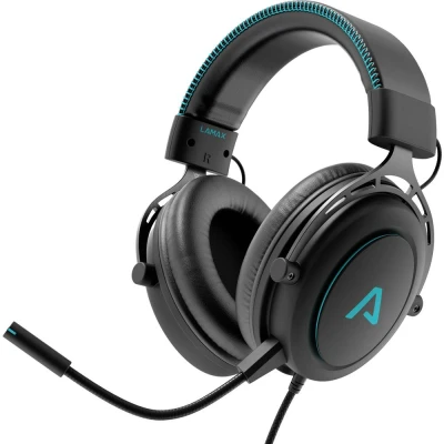 Immagine di Lamax Heroes General1 Gaming Cuffie Over Ear via cavo Stereo Nero headset con microfono, regolazione del volume