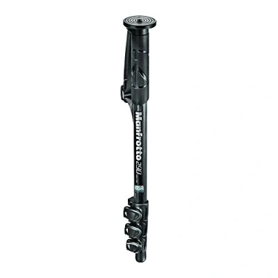 Immagine di Manfrotto MM290C4 Monopiede in Carbonio con 4 Sezioni, Nero