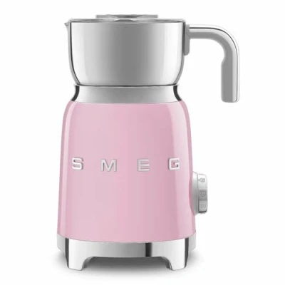 Immagine di Smeg, Montalatte Multinfuzione MFF11PKEU, con Sistema ad Induzione, 6 Programmi Preimpostati, Una funzione Manuale, Caraffa Removibile da 600 ml, Tappo Misuratore, Avvolgicavo Integrato, 500W, Rosa