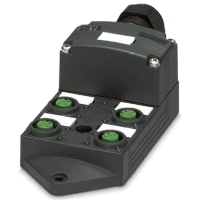 Immagine di Phoenix Contact SACB 4/ 8 C SCO P 1452754 Scatola sensore attuatore passiva Distributore M12 con filettatura in plastica 1 pz.