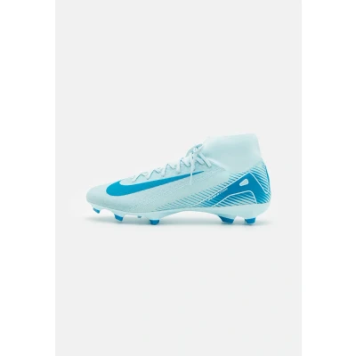 Immagine di Nike Performance ZOOM Mercurial Superfly 10 Academy FG/MG Scarpe da calcetto con tacchetti, Taglia: 43, Glacier blue/blue orbit Tessuto / sintetico