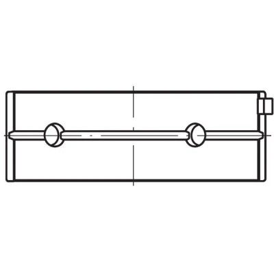 Immagine di Cuscinetto albero a gomiti MAHLE ORIGINAL 007 HL 21895 000