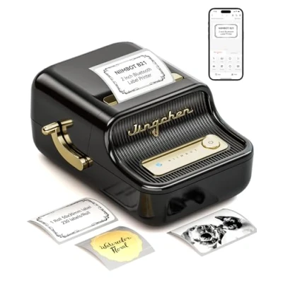 Immagine di NIIMBOT B21 Stampante di etichette a trasferimento termico 203 x dpi Larghezza etichetta (max.): 48 mm Bluetooth®, Funzionamento batteria