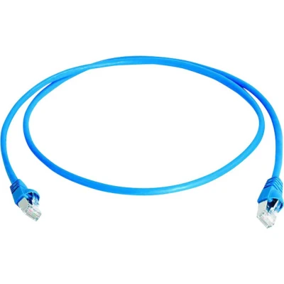 Immagine di Telegärtner L00006A0048 RJ45 cavo di rete, patch CAT 6A S/FTP 50.00 m Blu Ritardante fiamma, Privo alogeni, Certificato UL 1 pz.
