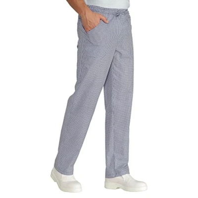 Immagine di Isacco Pantalone con elastico Pied de Poule, S, 65% Poliestere 35% Cotone, 125 gr/m²
