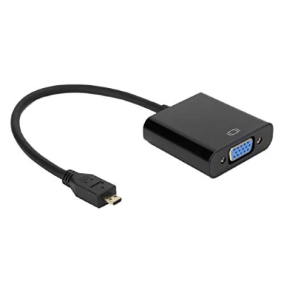 Immagine di 03 Supporto ad Alta Definizione HDCP Convertitore Video da Micro HDMI a VGA, Adattatore per Raspberry Pi 4 Vga Esclusivo 4B(Micro to VGA)