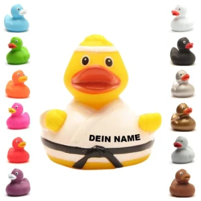 Immagine di Anatra da bagno personalizzabile (Karate Anatra)