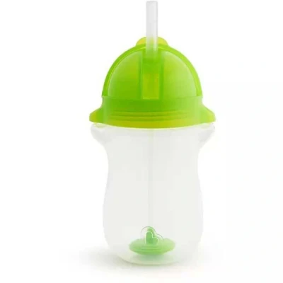 Immagine di Munchkin Click Lock Tip and Sip Weighted Straw Cup, 10oz/296 ml, 1 pack, Green