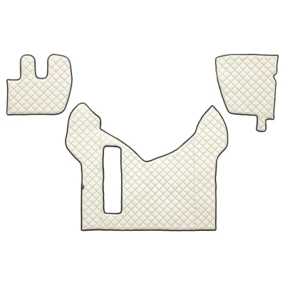 Immagine di F CORE FL07 CHAMP Set tappetino Finta pelle anteriore 3 bianco avorio
