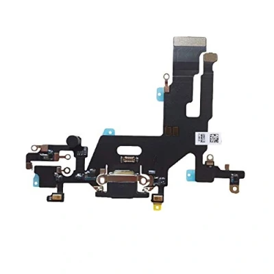 Immagine di DHLK® Connettore Dock di Ricarica Compatibile con iPhone 11 Charging Port Cavo Flessibile, Nero (A2111, A2223, A2221)
