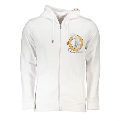 Immagine di CAVALLI CLASS FELPA CON ZIP UOMO BIANCO