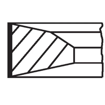 Immagine di Kit fasce elastiche MAHLE ORIGINAL 001 RS 00188 0N0