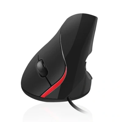 Immagine di EWENT MOUSE USB ERGONOMICO IMPUGNATURA VERT.