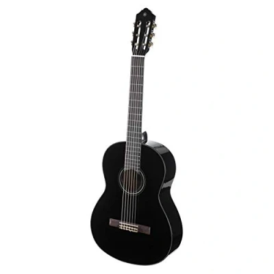 Immagine di Yamaha C40BLII Chitarra Classica 4/4 in Legno (65 cm, scala da 25 9/16) 6 Corde Nylon, Nero