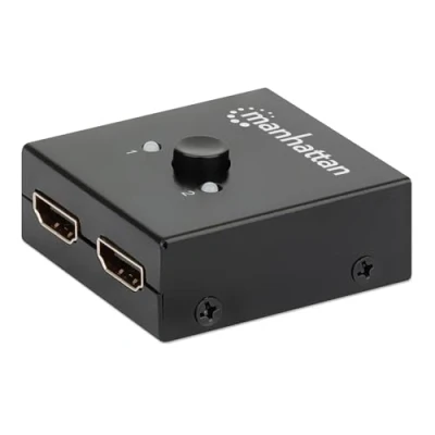 Immagine di Manhattan 207850 2 Porte Distributore, splitter HDMI 4096 x 2160 Pixel Nero